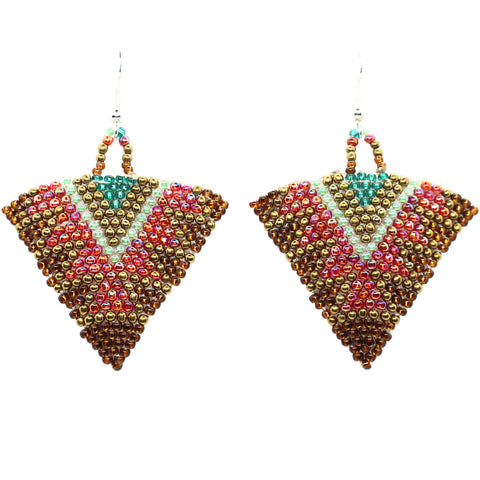 Catch the Light Triangle Earrings