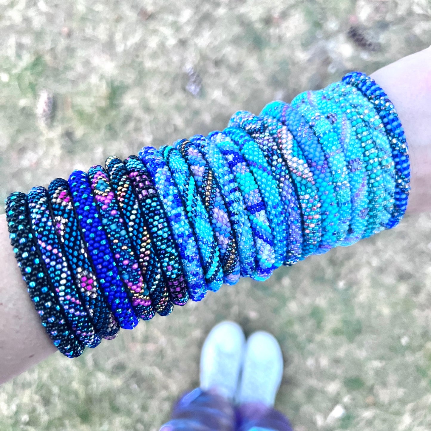Ocean of Hues - Blue Themed Grab Bag - 6 bracelet sets!