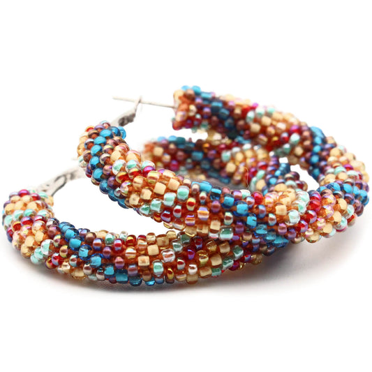 Chakra Afterglow Hoop Earrings