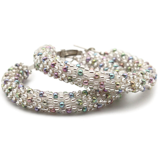 Polka Prism Hoop Earrings