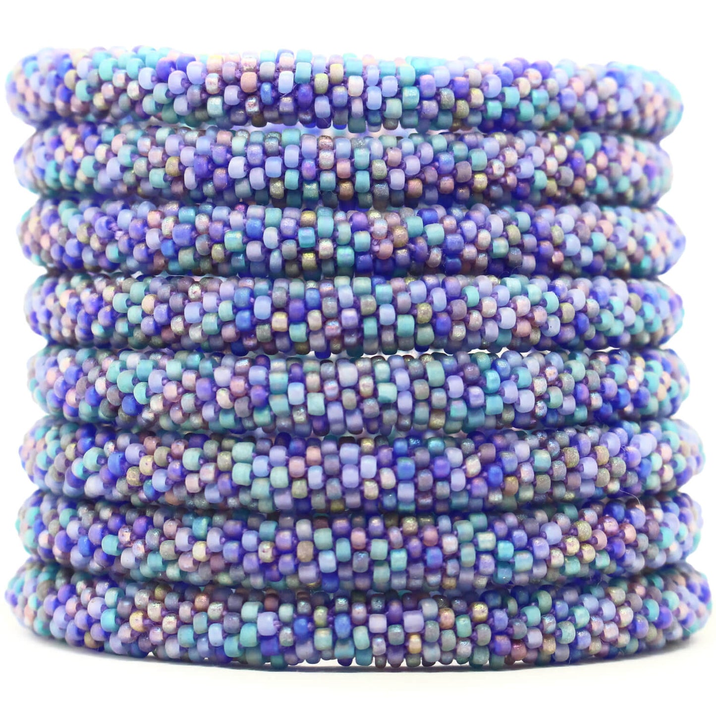 Mattified Indigo Rainbow Confetti