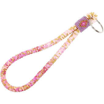 Mermaid Scales Pink Keychain