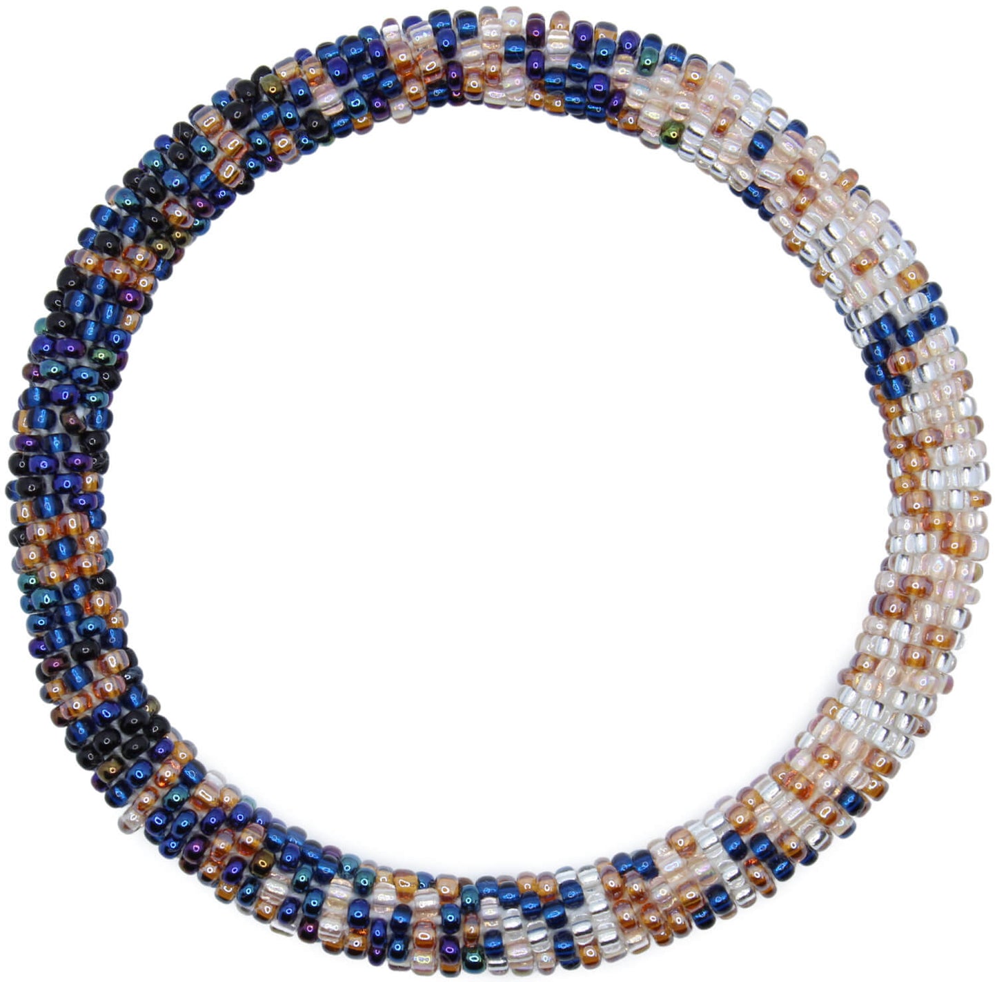 Navy Khaki Ombré - LOTUS SKY Nepal Bracelets