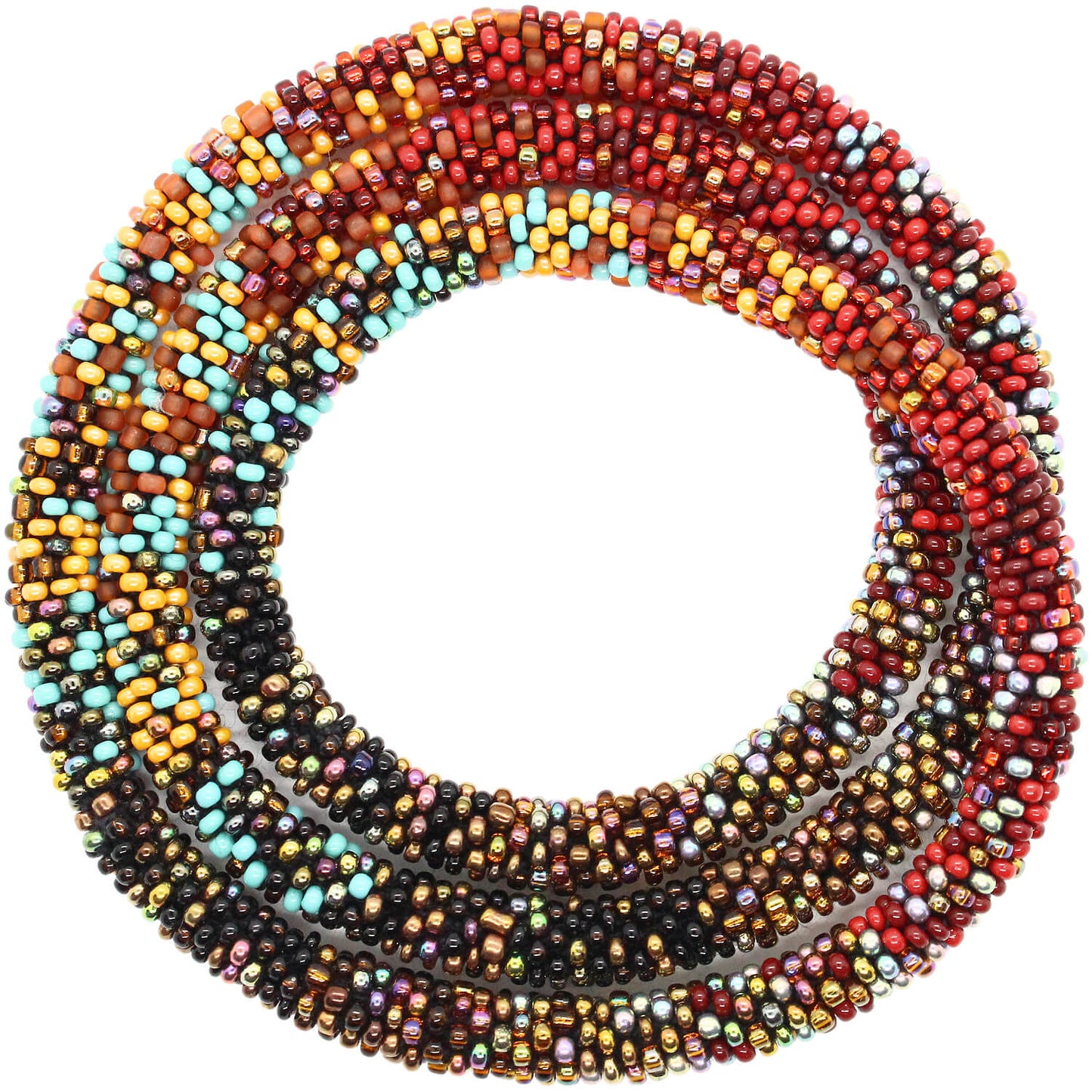 Setting Sun Ombre 24" Single-Layer Necklace