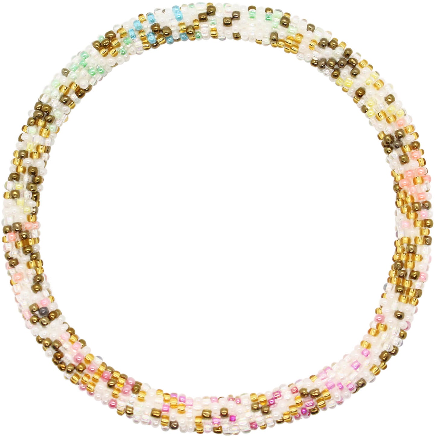 Tiny Flakes Of Copper & Gold Against A Neon Sky Anklet