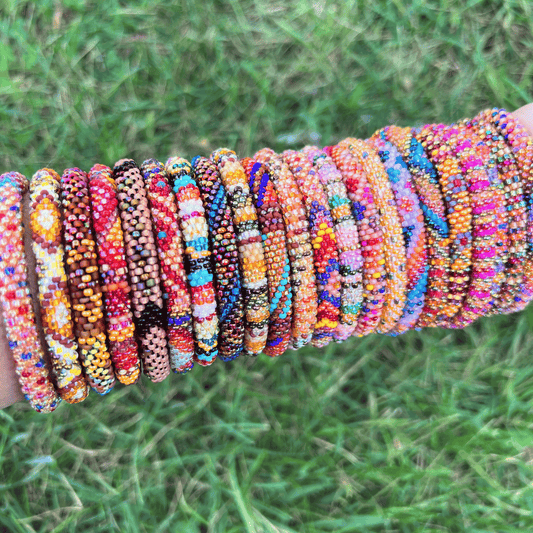 Flaming Foliage Grab Bag - 6 bracelet sets!