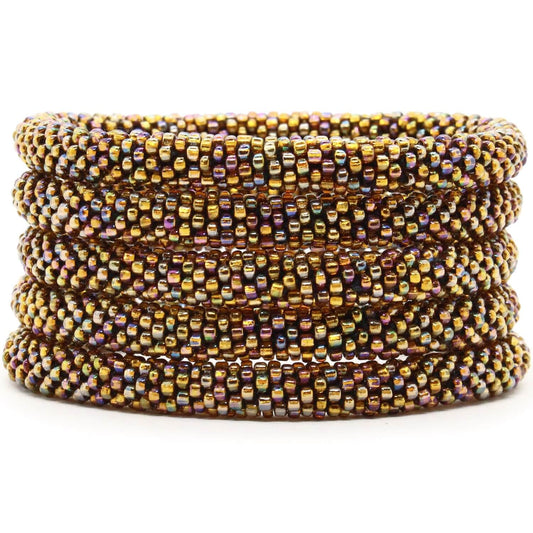 Amber Gold Solid - LOTUS SKY Nepal Bracelets