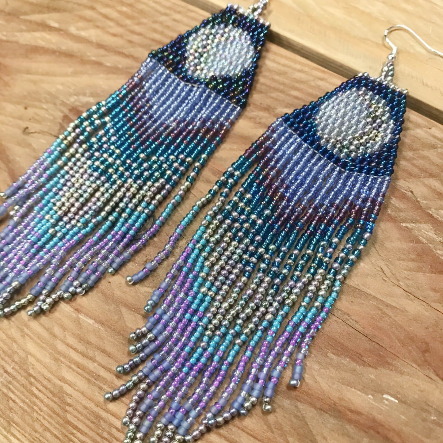 Crescent Moon Rising Earrings - LOTUS SKY Nepal Bracelets