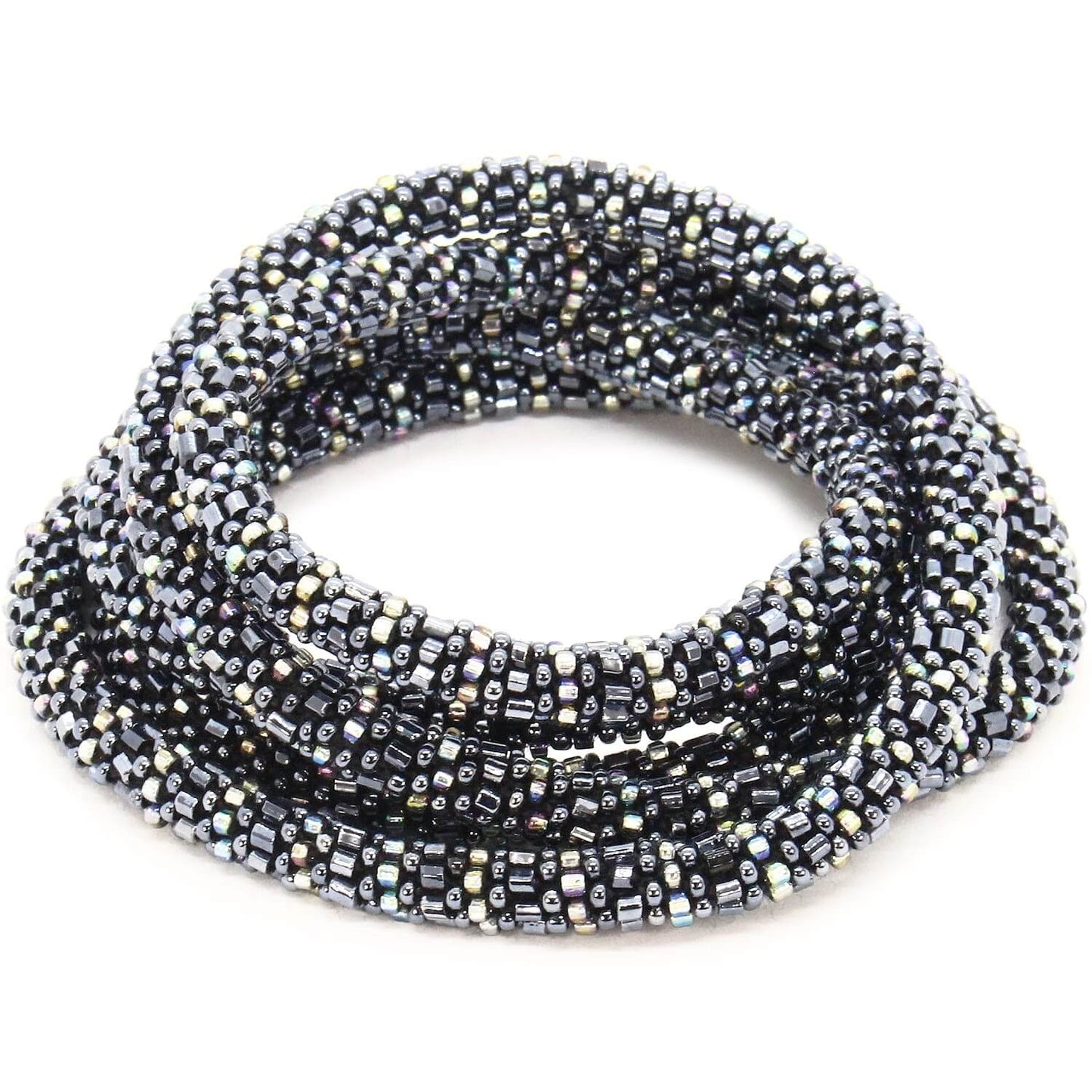Gunmetal Semisolid 44" "Bolo Tie" Necklace