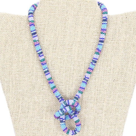 Hydrographic Textile 24" Single-Layer Necklace
