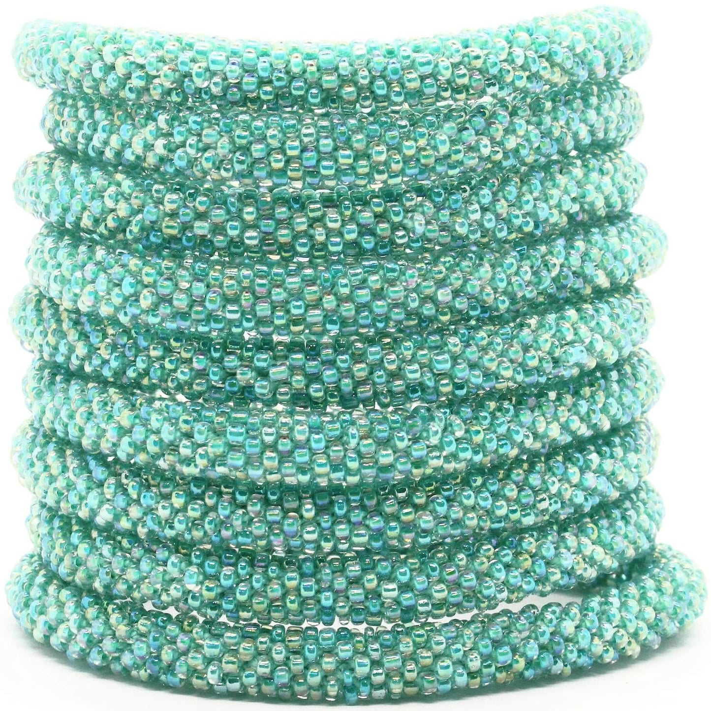 Exotic Beetle Green Solid - LOTUS SKY Nepal Bracelets