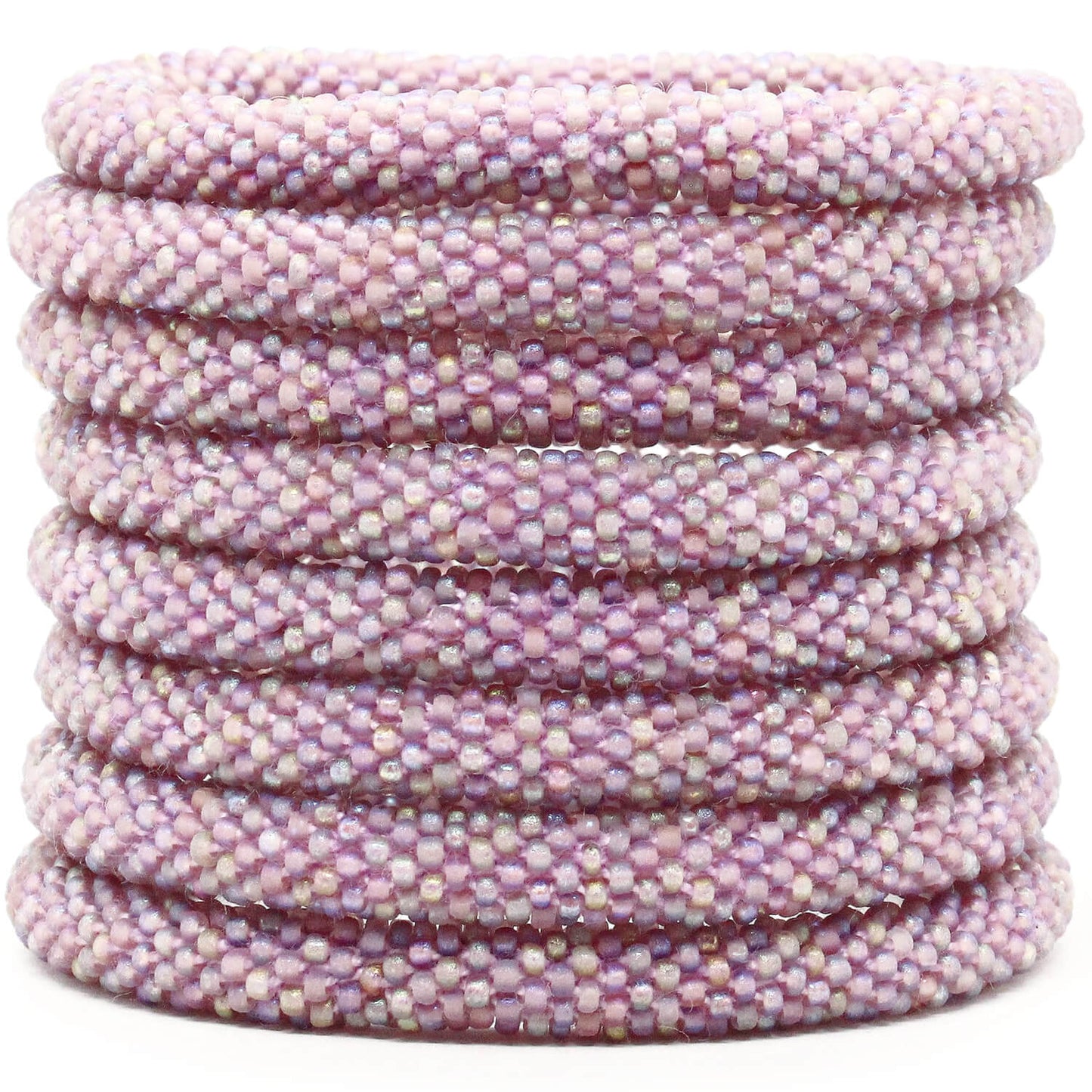 Frosted Wisteria Solid - LOTUS SKY Nepal Bracelets