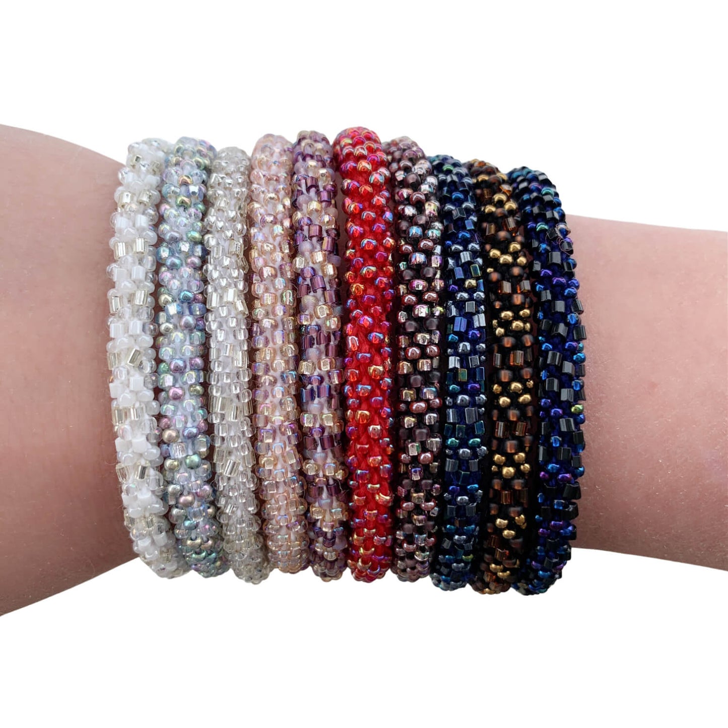 Prancing Unicorns Slender Stacker - LOTUS SKY Nepal Bracelets
