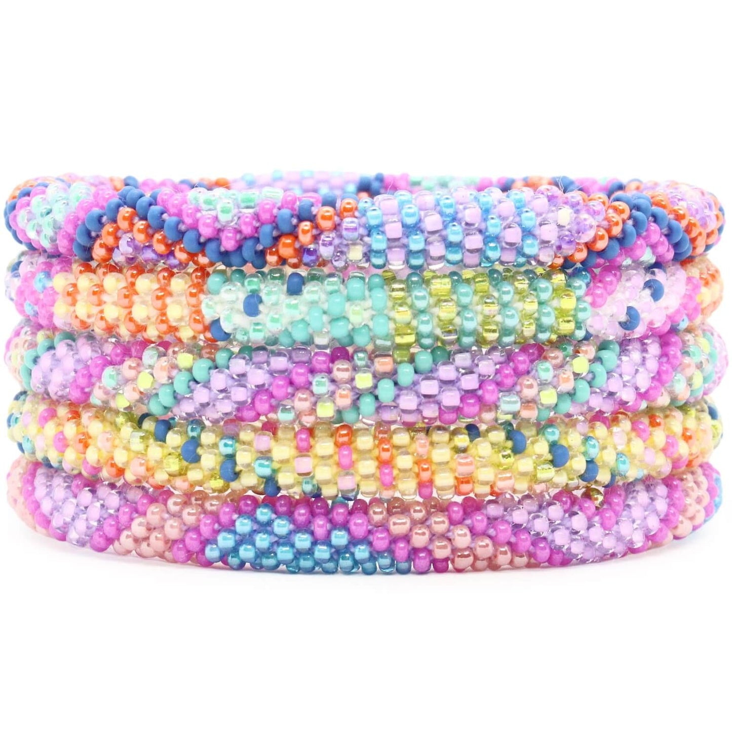 Day-Glow Moon - LOTUS SKY Nepal Bracelets