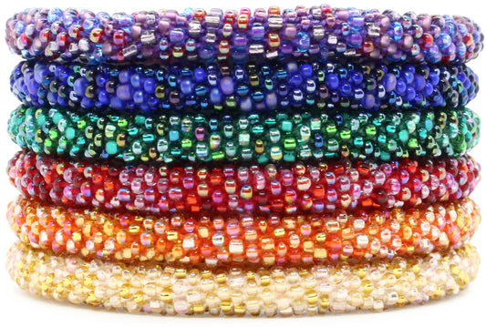 Vibrant Earth Green - LOTUS SKY Nepal Bracelets