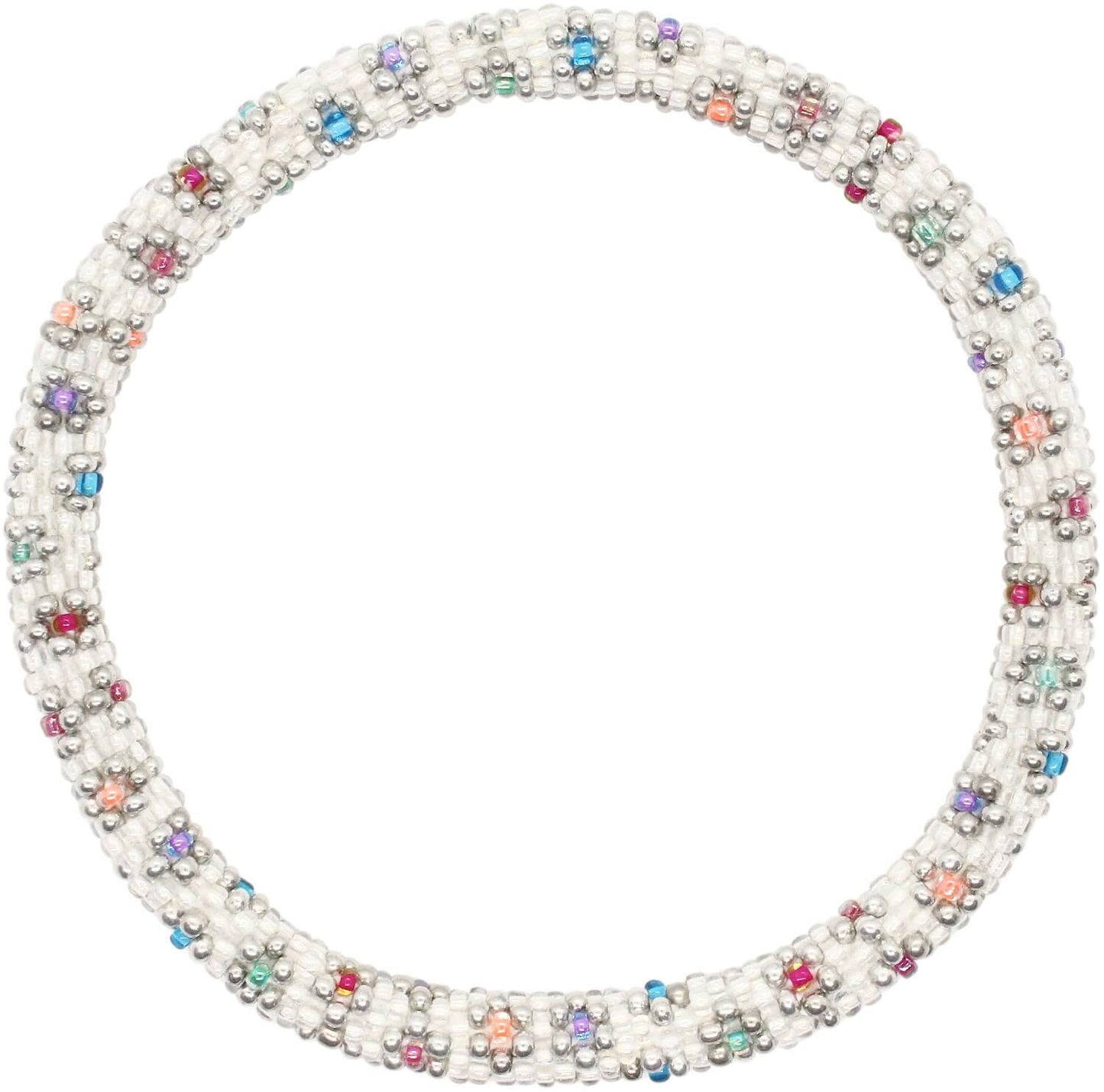 It's Snowing Flower-Flakes Anklet - LOTUS SKY Nepal Bracelets