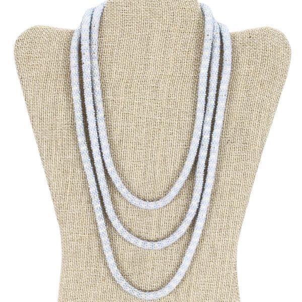 Ice Queen 63" Triple-Wrapper Necklace - LOTUS SKY Nepal Bracelets