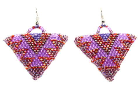 Catch the Light Triangle Earrings