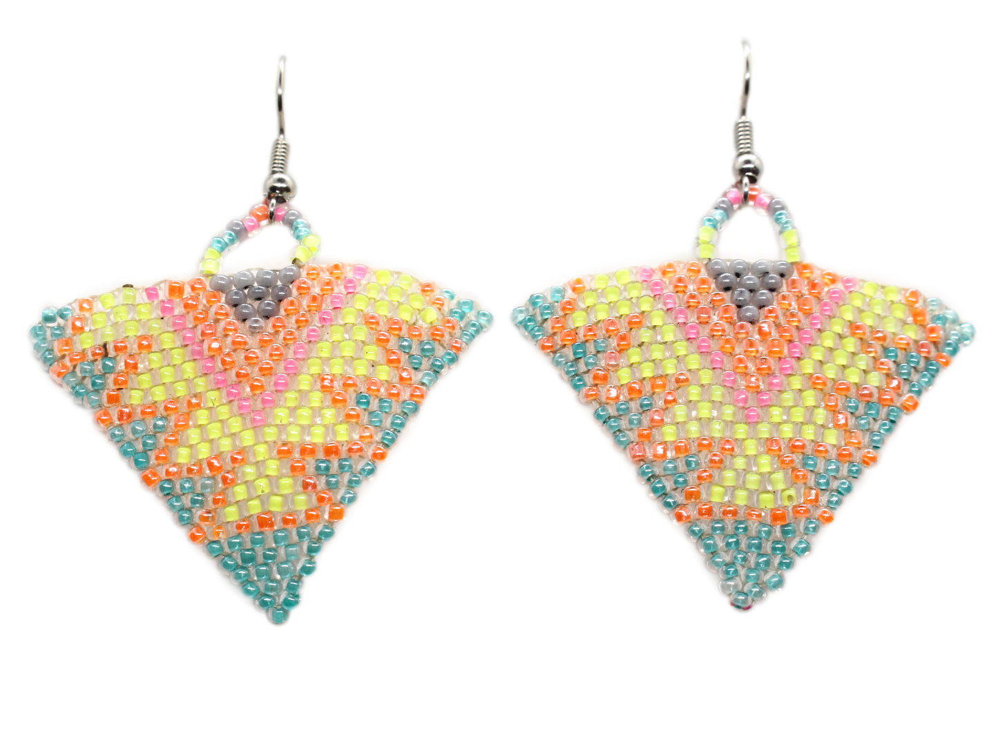 Groovy Spirit Triangle Earrings - LOTUS SKY Nepal Bracelets