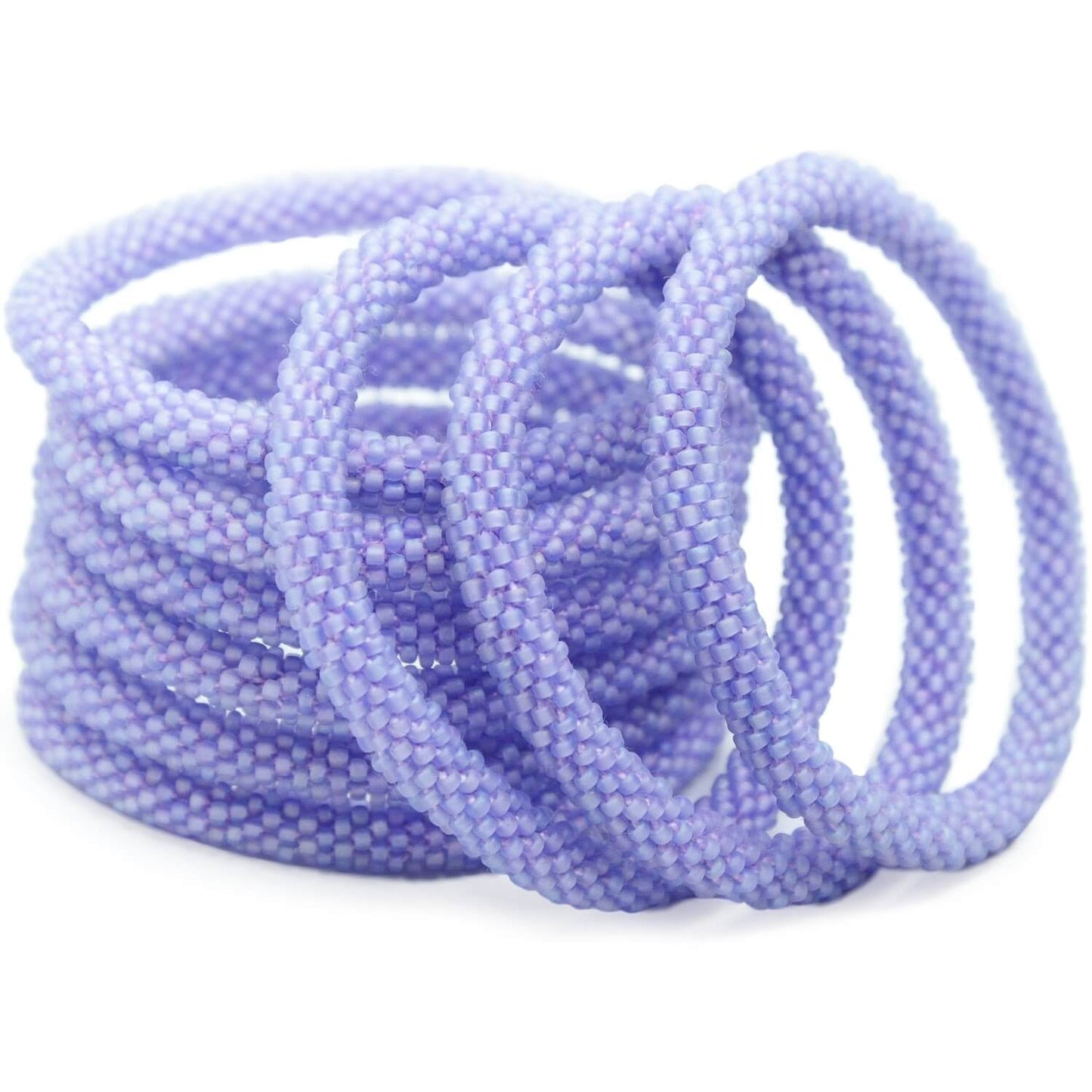 Matte Periwinkle Solid - LOTUS SKY Nepal Bracelets