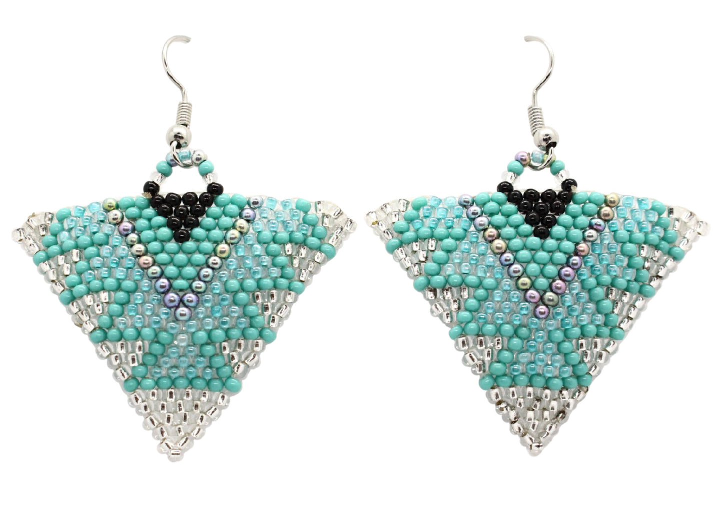 Mermaid Eyes Triangle Earrings - LOTUS SKY Nepal Bracelets