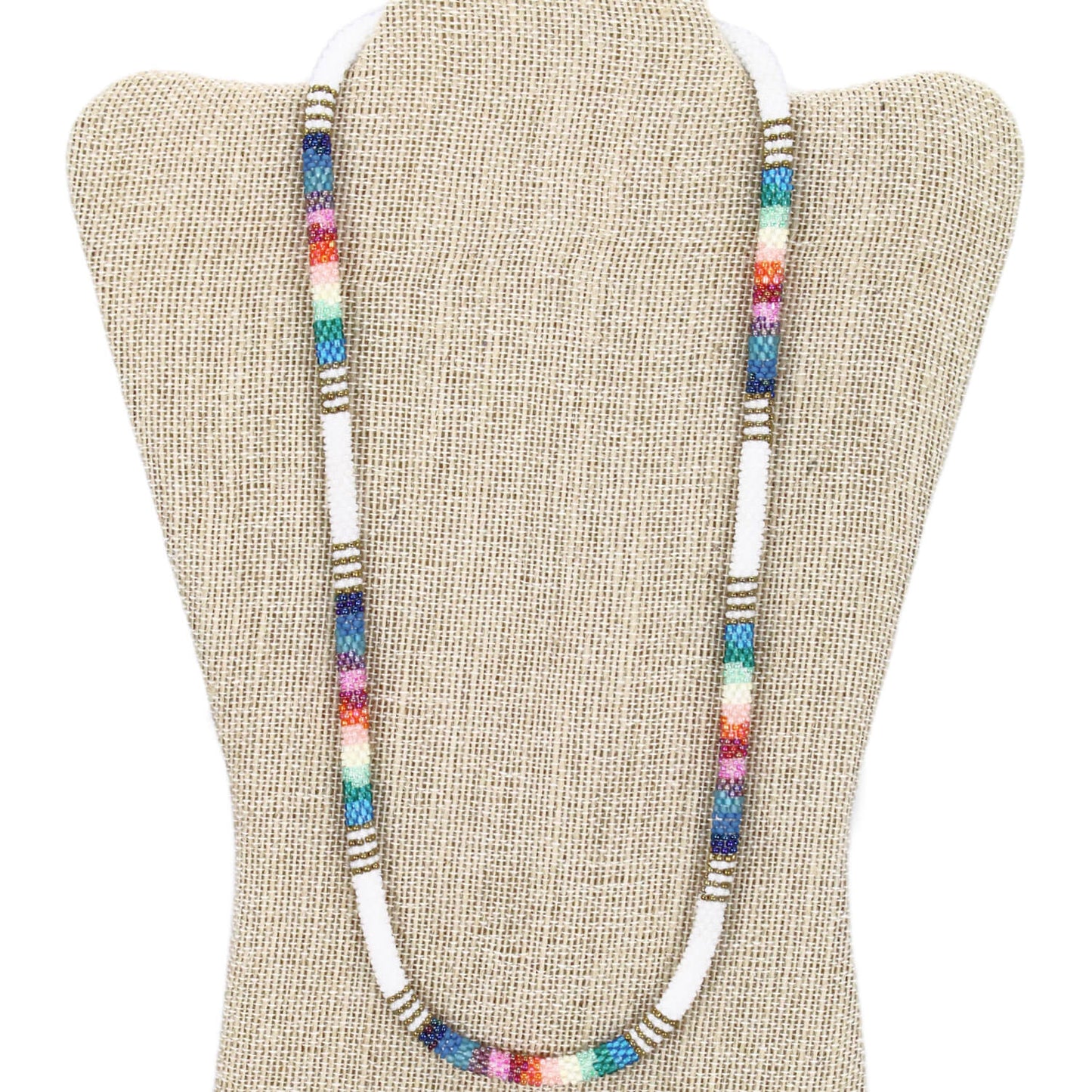 Colors Dance in the Shimmering Heat 24" Single-Layer Necklace