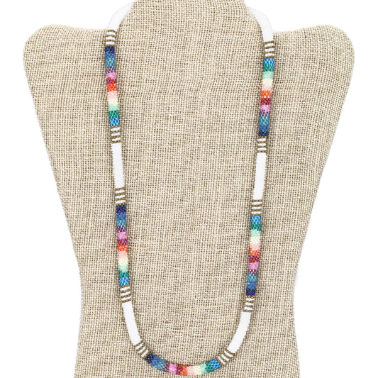 Colors Dance in the Shimmering Heat 24" Single-Layer Necklace