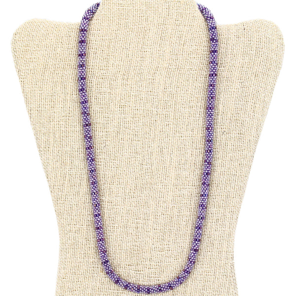 Dark Orchid 24" Single-Layer Necklace