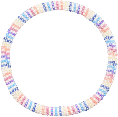 Pastel Rainbow in the Night Anklet