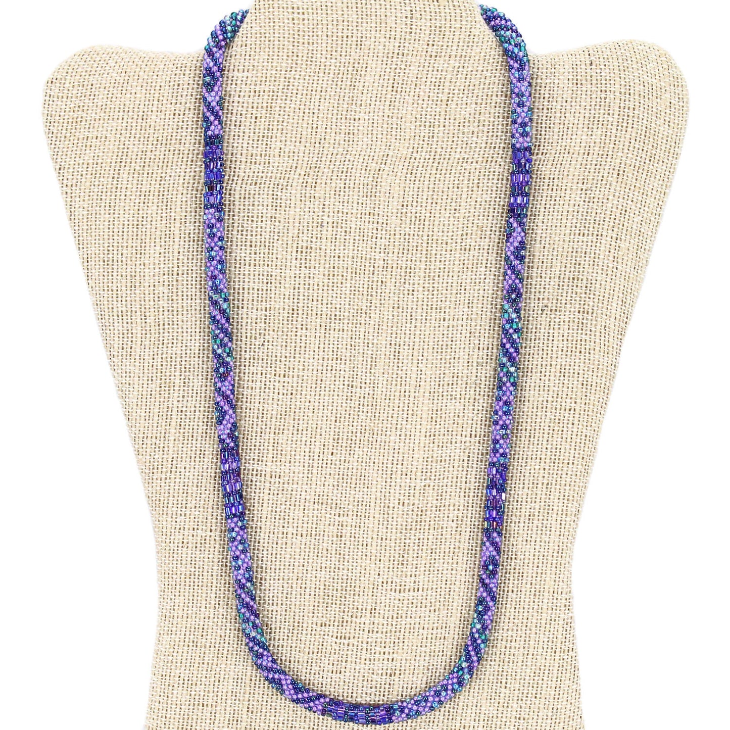 Electric Violet 24" Single-Layer Necklace