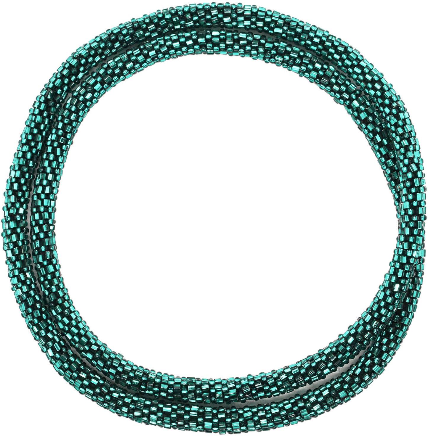 Emerald Semisolid 24" Single-Layer Necklace