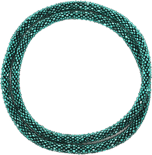 Emerald Semisolid 24" Single-Layer Necklace