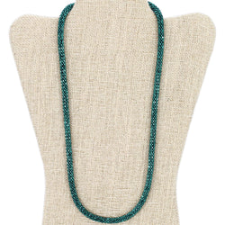 Emerald Semisolid 24" Single-Layer Necklace