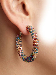 Harvest Hues Hoop Earrings