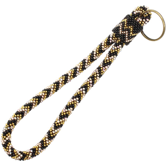 Gold Waves Keychain
