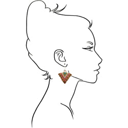 Grand Jete Triangle Earring