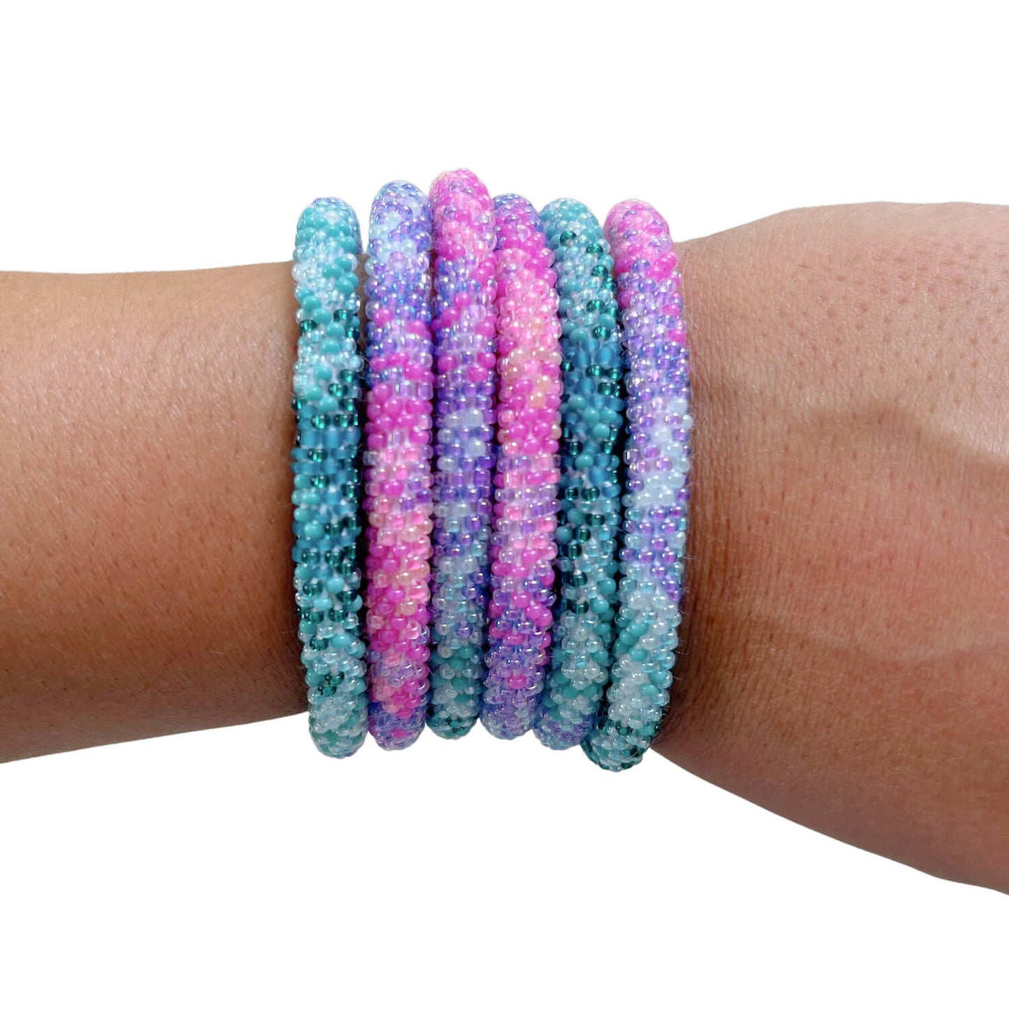 Groovy Love Ombré - LOTUS SKY Nepal Bracelets