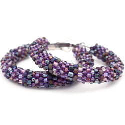 Cosmic Forces Holographic Semisolid Hoop Earrings