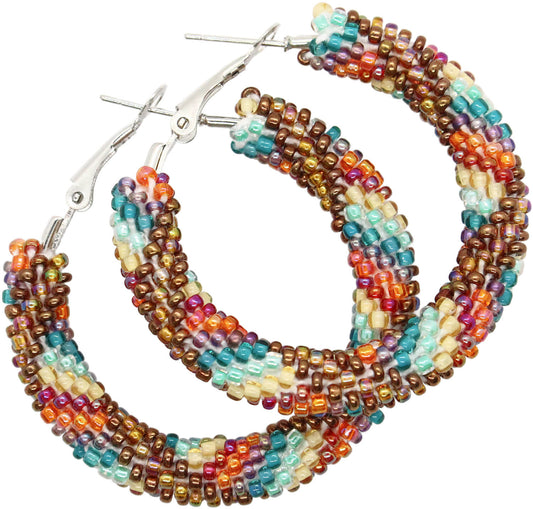 Bell Bottoms & Fringe Hoop Earrings