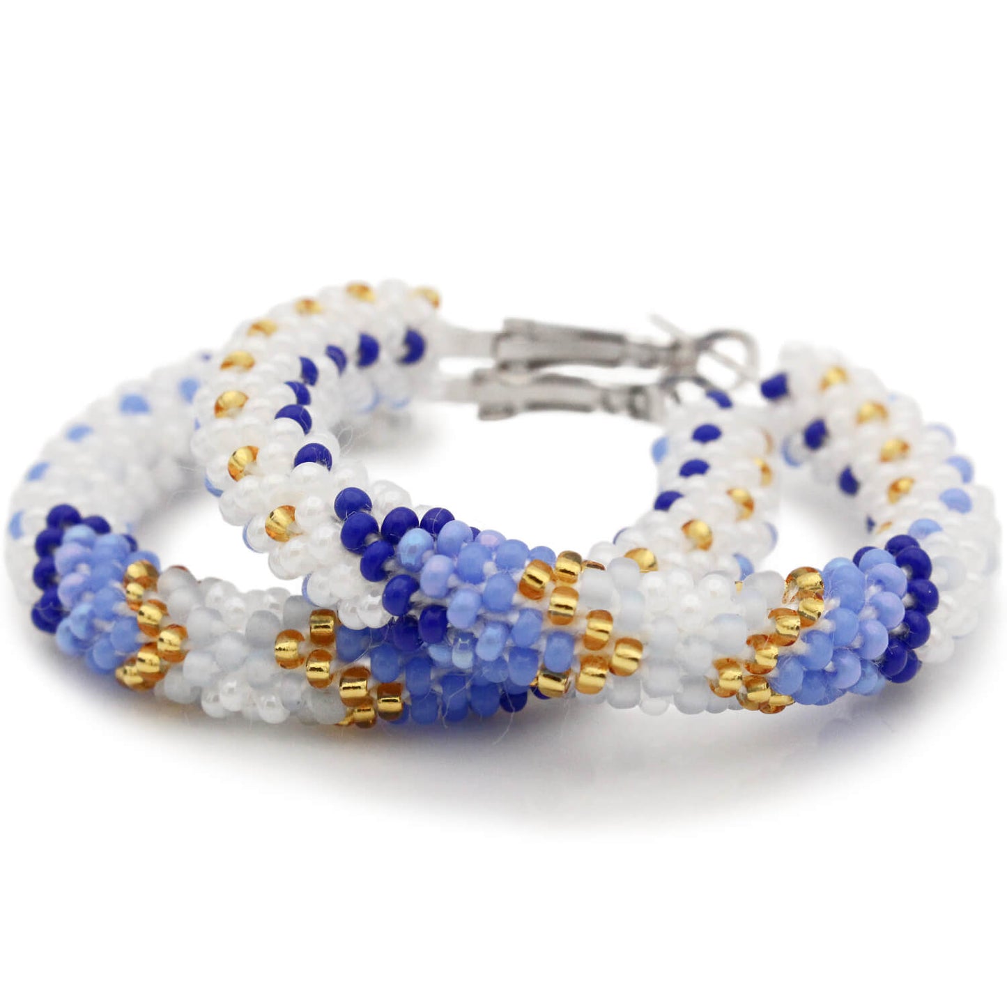 Saltwater Mosaic Hoop Earrings