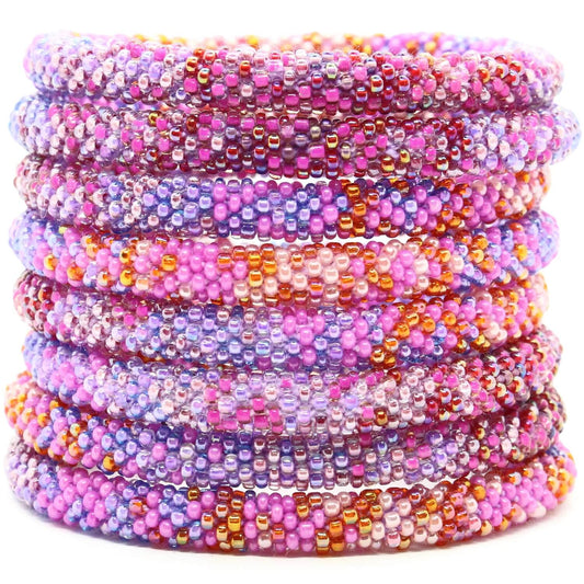 Quirky & Cool Ombré (5 Pack) - Nepal Glass Beadwork Bracelet