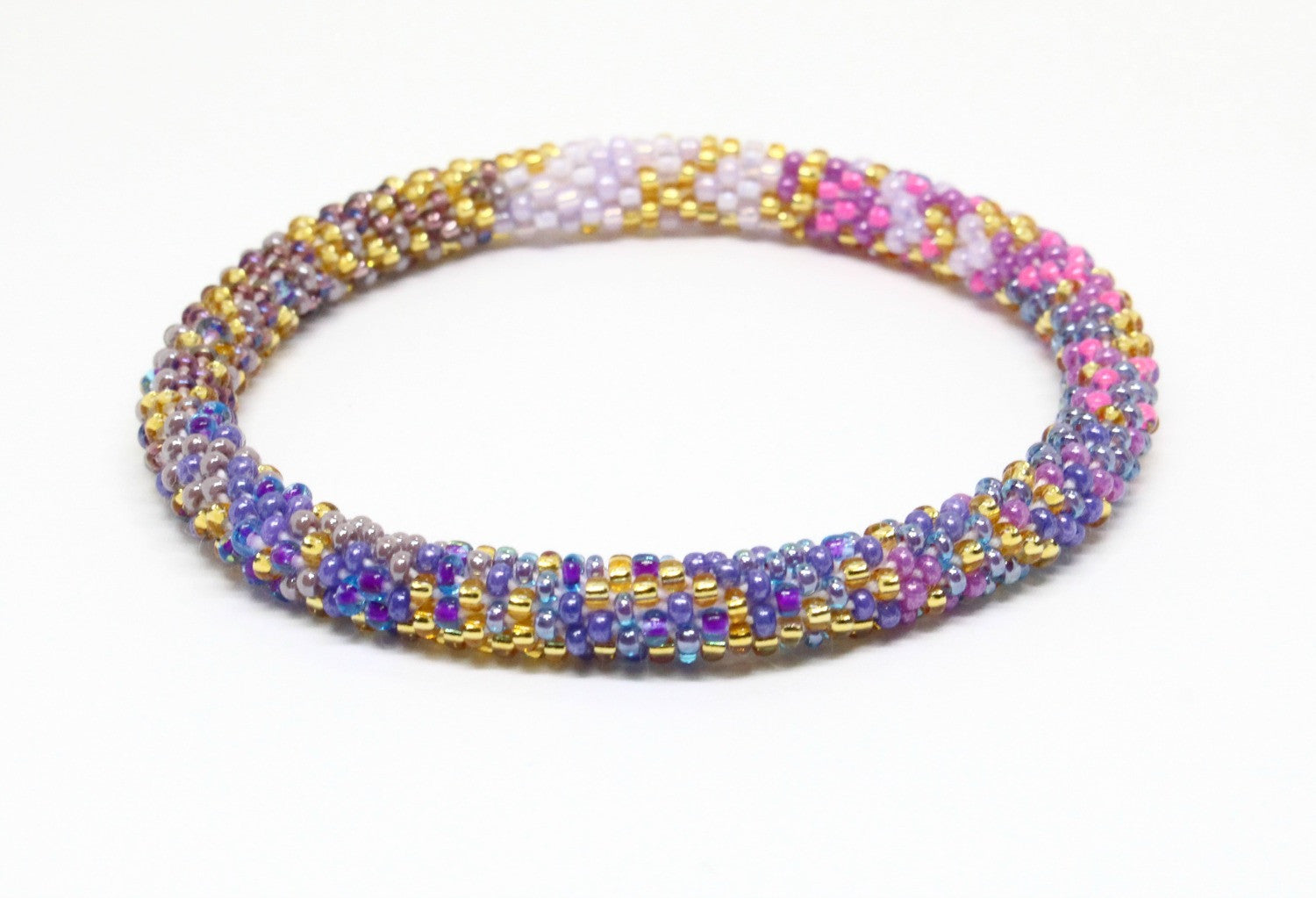 Mermaid Scales Purple - LOTUS SKY Nepal Bracelets