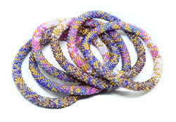 Mermaid Scales Purple - LOTUS SKY Nepal Bracelets