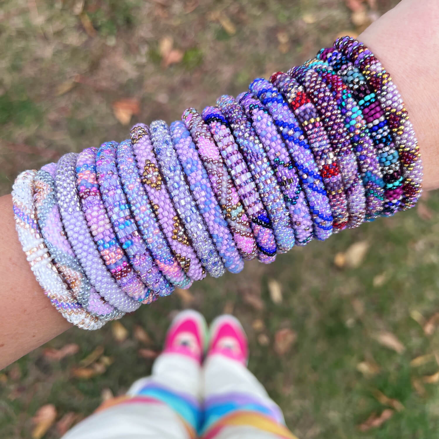 How cute are these beaded bracelets! So many fun colors and  patterns😍they'd make a sweet valentine gift! Ethically crafted in Nepa...  | Instagram