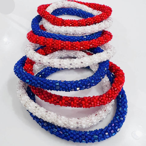 Red, White, & True Semisolid Grab Bag - 3, 6, or 9 bracelet sets!