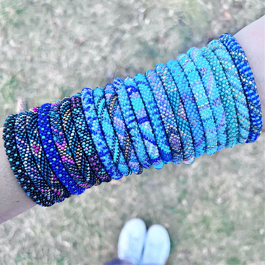 Ocean of Hues - Blue Themed Grab Bag - 10 bracelet sets!