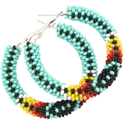 Dreaming in Faith Hoop Earrings