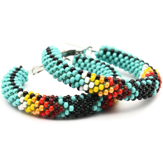 Dreaming in Faith Hoop Earrings