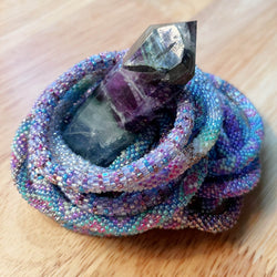 Fluorite Flow Ombré - LOTUS SKY Nepal Bracelets