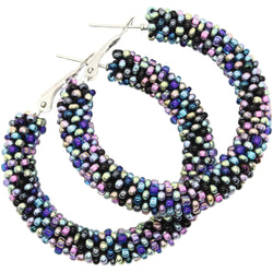 Galaxy Gradient Hoop Earrings 05